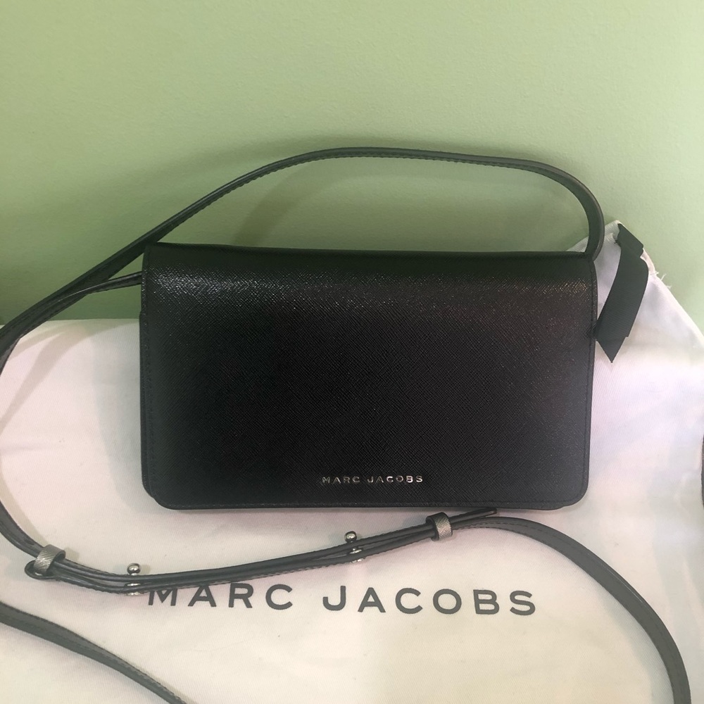 Marc Jacobs wallet with shoulder strap